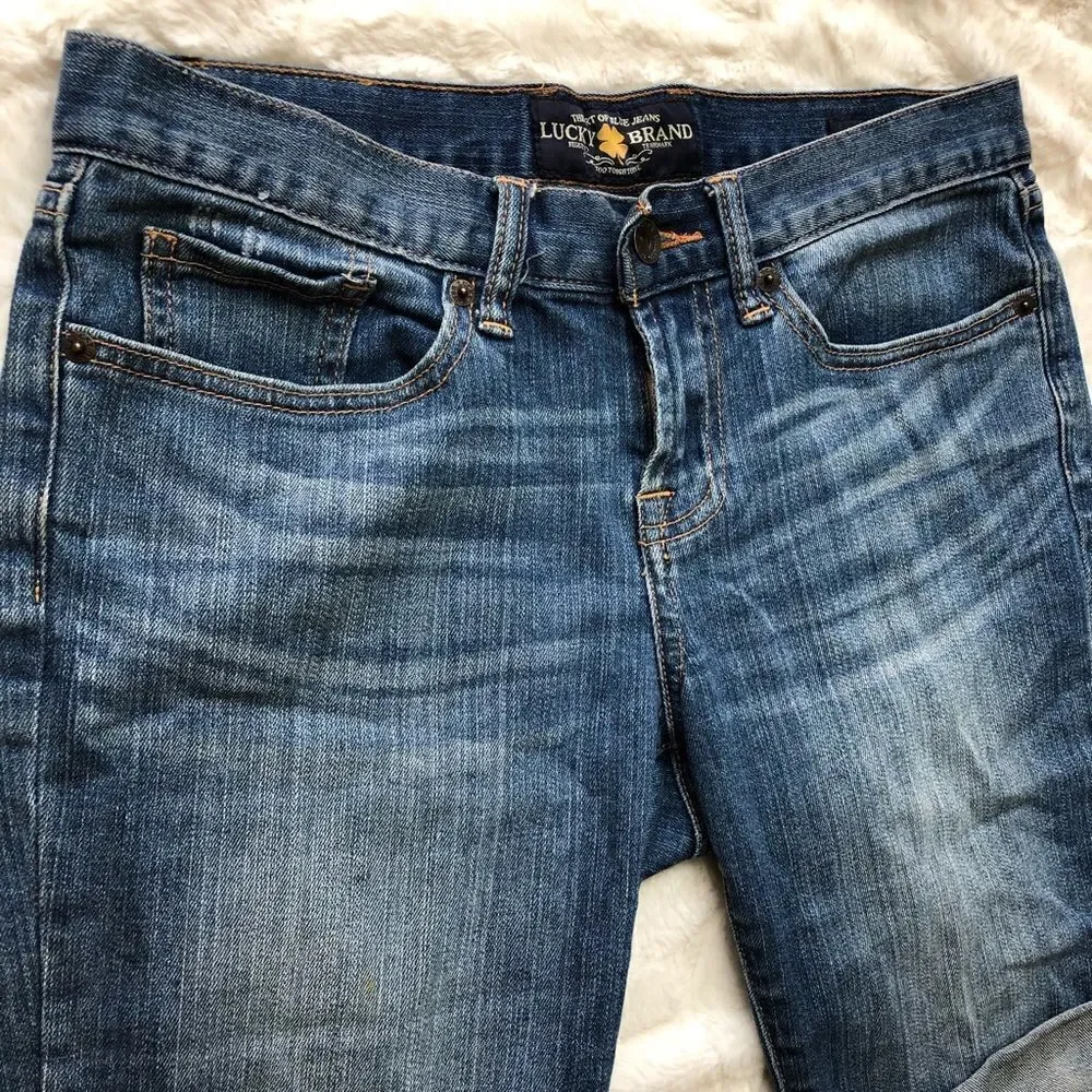 Lucky Brand Abbey Cuffed Bermuda Short‎ - Women’s 28